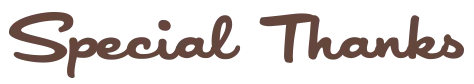 Specail Thanks